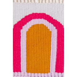 Handwoven rainbow wallhanging