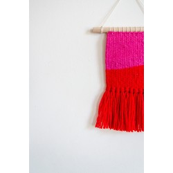 Small woven wall decor