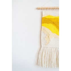 Be the light Handwoven wall art