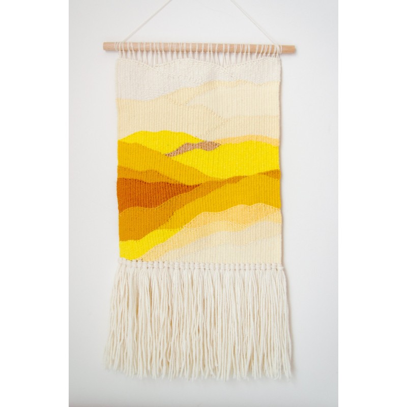 Sunwaves - Handwoven wall art