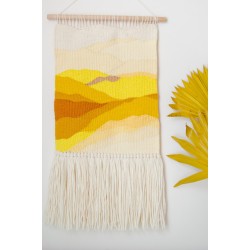 Sunwaves - Handwoven wall art